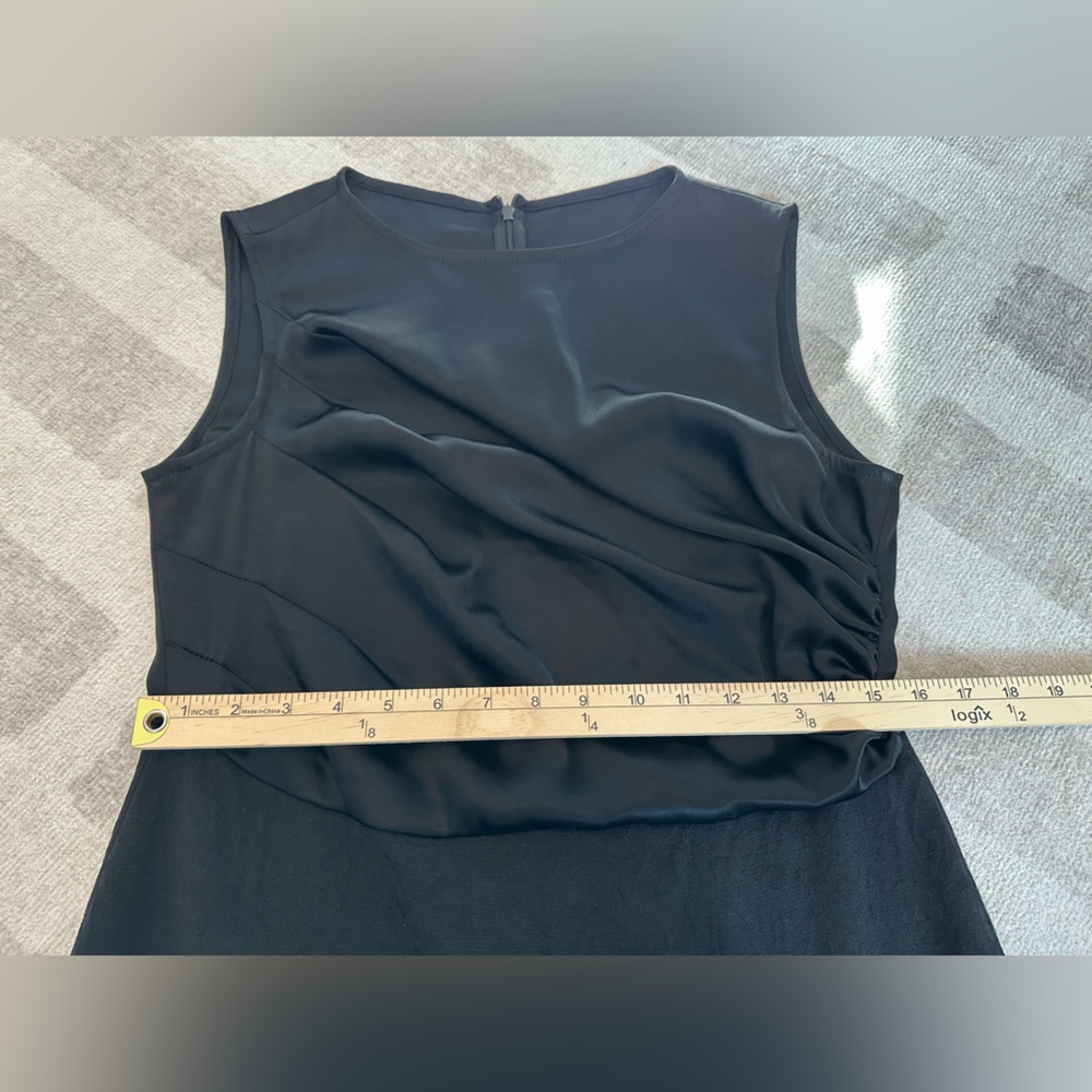 St. John Women’s Cocktail Sheath Dress Sleeveless Black (Size 10) - Picture 9 of 9